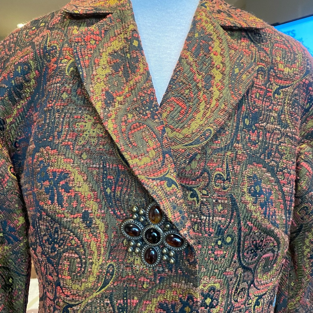 Tesori Blazer NWT Size Large Wool Blend - Picture 7 of 7